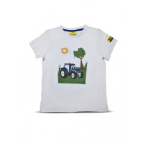 New Holland Kinder-T-Shirt, T, Weiß